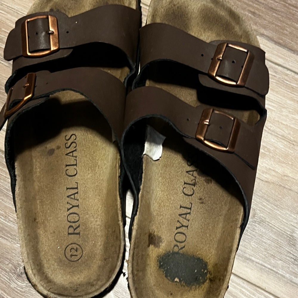 Offbrand Birkenstock-life men’s 12 sandals brown